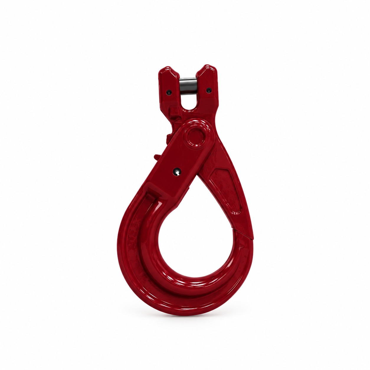Representative deep candy apple red grade 100 clevis self locking hook