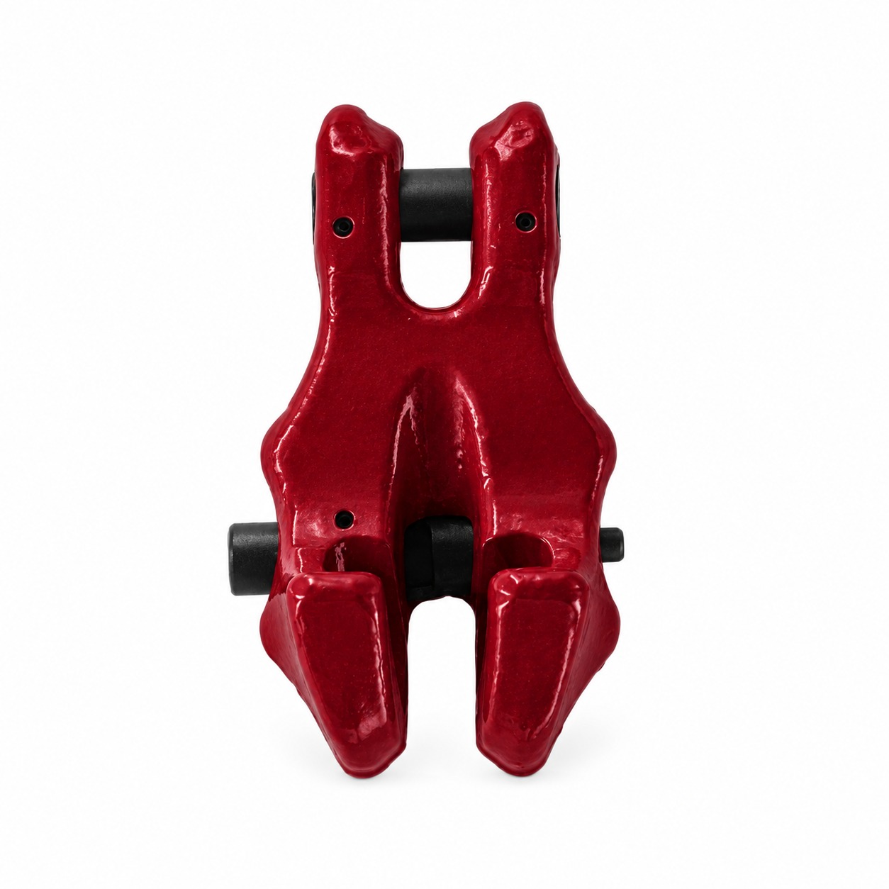 Representative deep candy apple red grade 100 clevis shortening clutch with safety pin